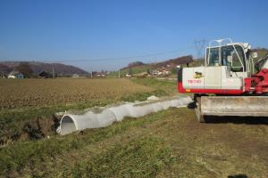 Gradnja kolesarske steze Spodnje Mestinje – Dol pri Pristavi 2